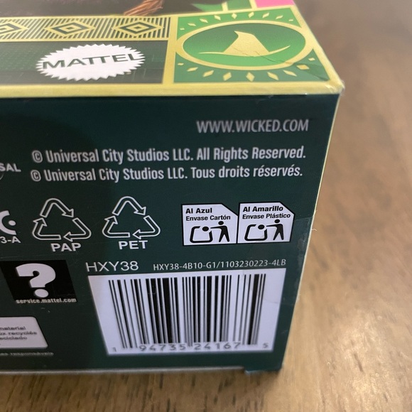 NEW Mattel Wicked Movie Elphaba 11" Deluxe Fashion Doll RARE URL ERROR MISPRINT - Picture 9 of 11